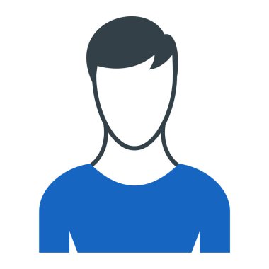 avatar. Web simgesi basit illüstrasyon