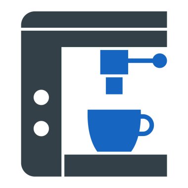 Kahve makinesi. Web simgesi