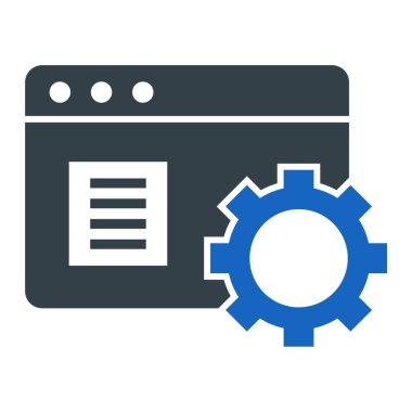 ayar simgesi vektör illüstrasyonu