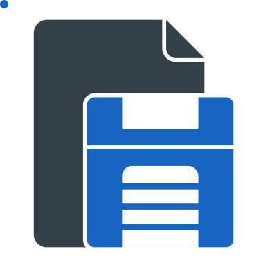 dosya biçimi simgesi, vektör illüstrasyonu