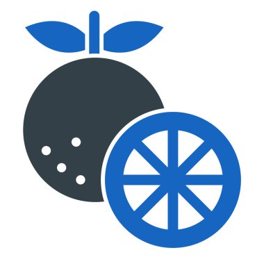 meyve ve sebze ikonu. vektör illüstrasyonu