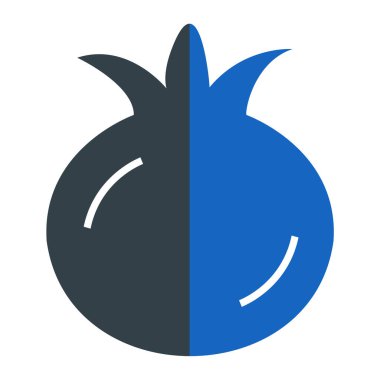 meyve ve sebze ikonu. vektör illüstrasyonu