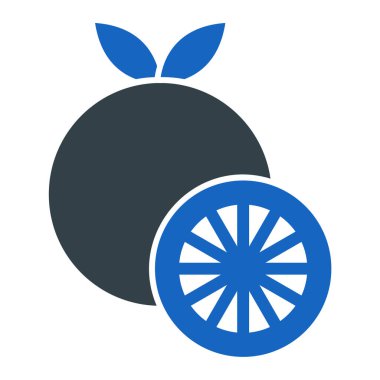 meyve ve sebze ikonu. vektör illüstrasyonu