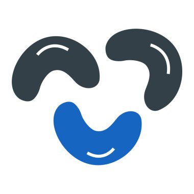 meyve ve sebze ikonu. vektör illüstrasyonu