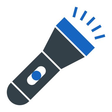 fener simgesi vektörü beyaz arkaplanda izole edildi, şeffaf işaret meşalesi