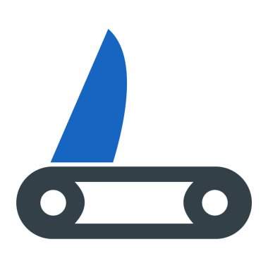 Bıçak. Web simgesi basit illüstrasyon