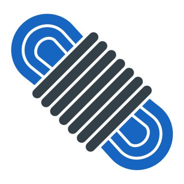 Bir ip simgesinin vektör illüstrasyonu