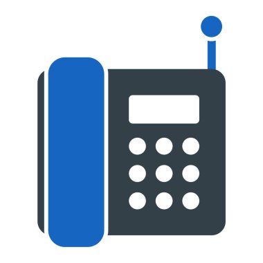 - Telefon. Web simgesi basit illüstrasyon
