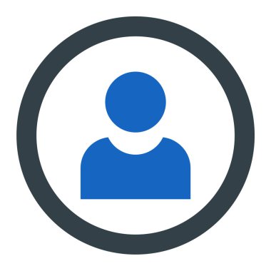 kullanıcı vektör simgesi. biçim iki renkli düz sembol, yoğun kırmızı ve siyah renkler, yuvarlak açılar, beyaz