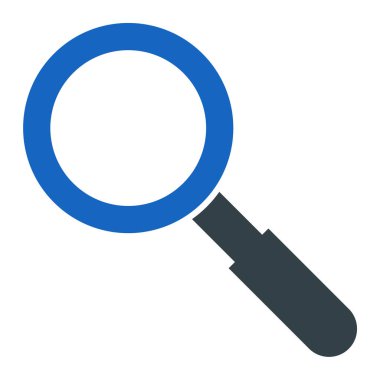 Arama simgesi vektör illüstrasyonu