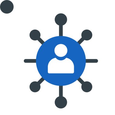 hiyerarşi. Web simgesi basit illüstrasyon