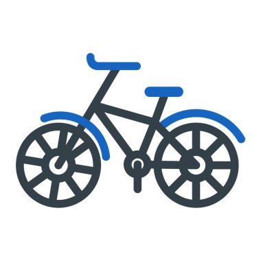 bisiklet ikonu vektör illüstrasyonu