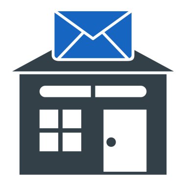 Posta simgesi vektör illüstrasyon tasarımı içeren zarf