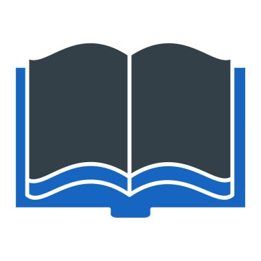 kitap simgesi vektör illüstrasyonu