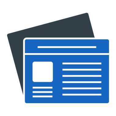 iş ve bankacılık düz çizgi vektör simgesi