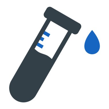 Test tüpü. Web simgesi