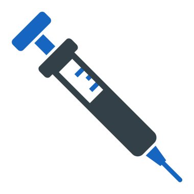 Şırınga. Web simgesi basit illüstrasyon