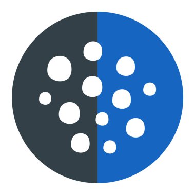 Düz bir biçimin basit simgesi, vektör illüstrasyonu