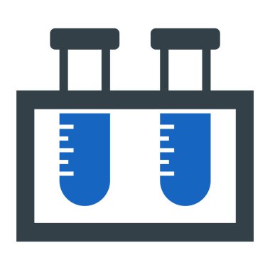 test tüp vektör simgesi