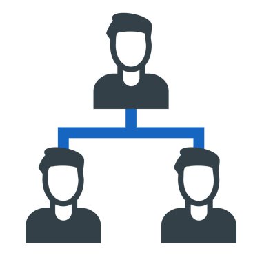 iş insanları simgesi vektör illüstrasyonu
