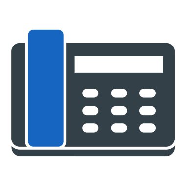 Telefon simgesi vektör illüstrasyonu