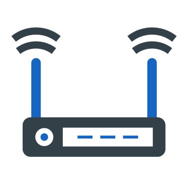 Yönlendirici. Web simgesi basit illüstrasyon