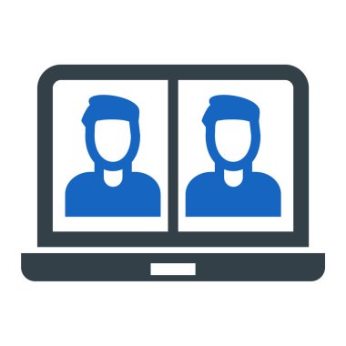 kullanıcı. Web simgesi basit illüstrasyon