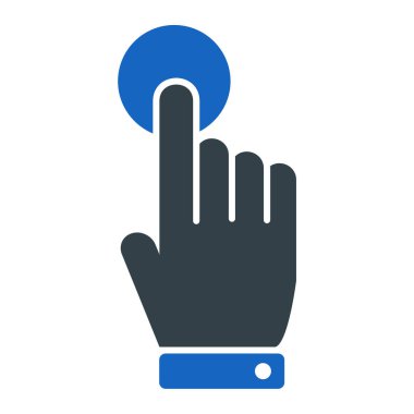 Ekrana dokun. Web simgesi