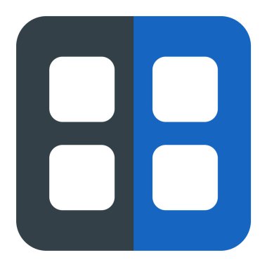 kare simge vektör illüstrasyonu