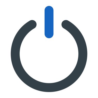 Güç. Web simgesi basit illüstrasyon