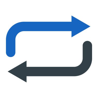 Yenile. Web simgesi basit illüstrasyon