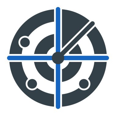 Hedef. Web simgesi basit illüstrasyon