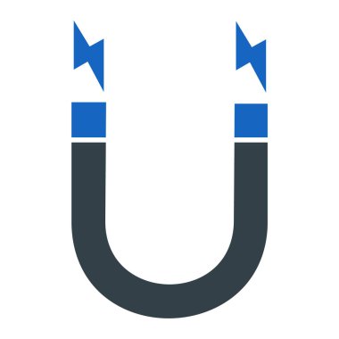 mıknatıs simgesi vektör çizimi