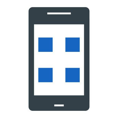 Cep telefonu. Basit resimleme