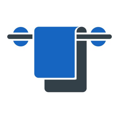 havlu ikonu vektör illüstrasyonu