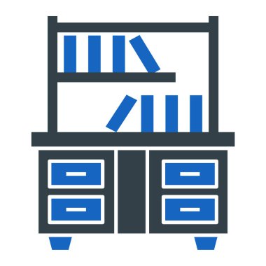 arşiv vektörü düz simgesi