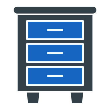 Dolap. Web simgesi basit illüstrasyon