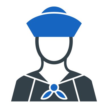 Polis simgesinin vektör silueti