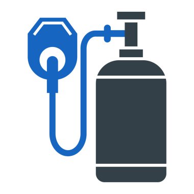 Su pompası ikonu. Web için gaz söndürücü vektör simgelerinin basit bir gösterimi