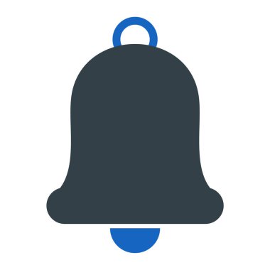 Zil. Web simgesi basit illüstrasyon