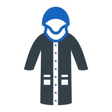 Kapüşonlu bir adamın vektör çizimi