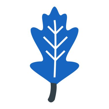 Yaprak ikonu vektör illüstrasyonu