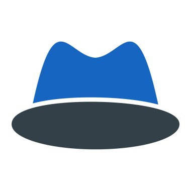 Şapka. Web simgesi basit illüstrasyon