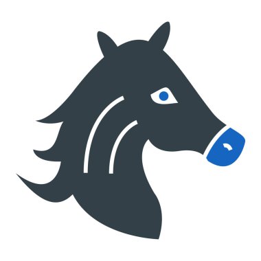 At ikonu. düz dizayn biçimi 10