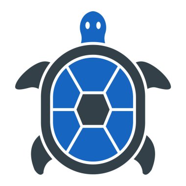 balık simgesi vektör illüstrasyonu