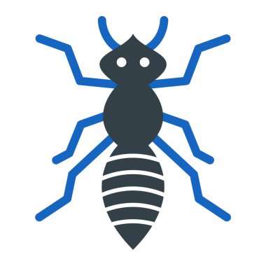 Böcek ikonu. Beyaz arkaplanda izole edilmiş web tasarımı için hamamböceği vektör simgelerinin izometriği