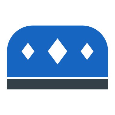 Kumarhane çipi ikonu. Web için nakit vektör simgelerinin düz çizimi