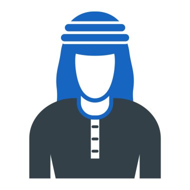 Kadın. Web simgesi basit illüstrasyon