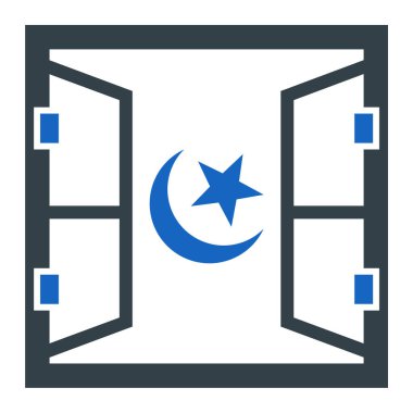 Pencere. Web simgesi basit illüstrasyon