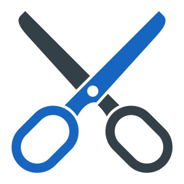 makas simgesi vektör illüstrasyonu